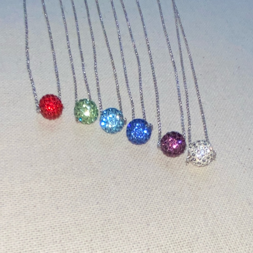 Touchstone Crystal Birthstone Necklace September Sapphire